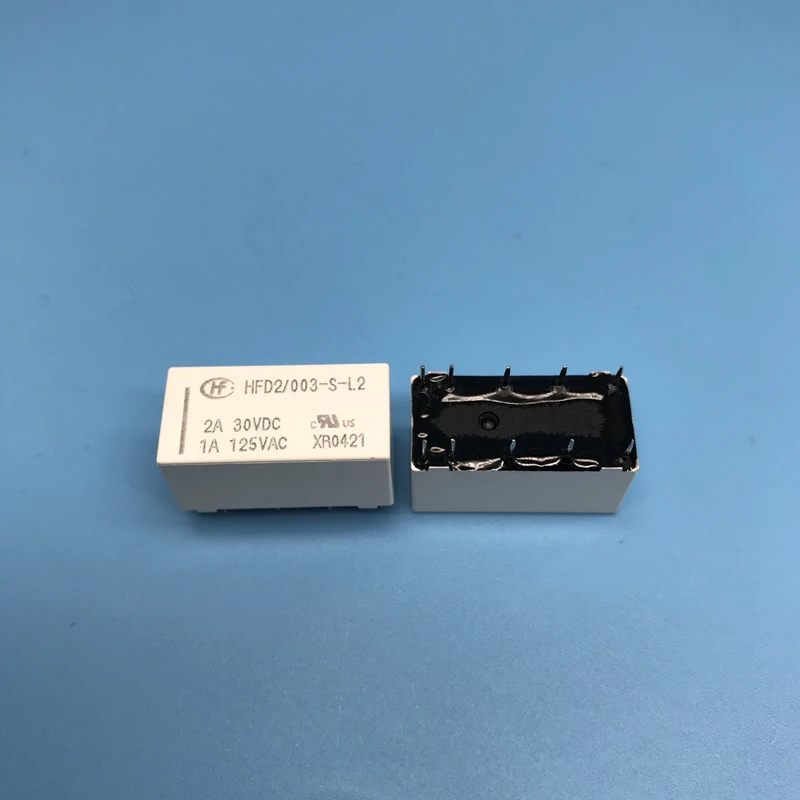 2PCS/lot Relay HFD2-003-S-L2 HFD2-005-S-L2 HFD2-012-S-L2 HFD2-024-S-L2 Double coil magnetic holding relay 10PIN 1A
2PCS/lot Relay HFD2-003-S-L2 HFD2-005-S-L2 HFD2-012-S-L2 HFD2-024-S-L2 Double coil magnetic holding relay 10PIN 1A