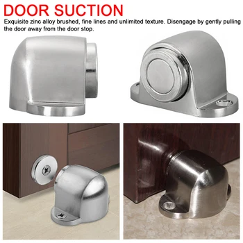 1Pc Stainless Steel Strong Magnetic Door Stopper Suction Gate Supporting Hardware Powerful Mini Door Stop with Catch Screw Mount
1Pc Stainless Steel Strong Magnetic Door Stopper Suction Gate Supporting Hardware Powerful Mini Door Stop with Catch Screw Mount
