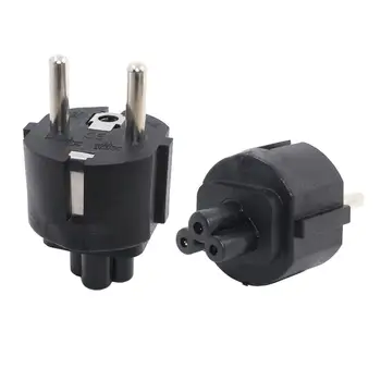 European CEE7/7 Schuko 2 Round Pins To IEC 320 C5 Mickey Mouse Receptacle Power Plug Convertor, EU-C5 AC Adapter For Laptop
European CEE7/7 Schuko 2 Round Pins To IEC 320 C5 Mickey Mouse Receptacle Power Plug Convertor, EU-C5 AC Adapter For Laptop