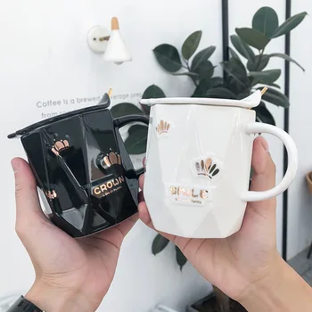 Nordic Creative Irregular Ceramic Mug with Lid Spoon Simple Home Breakfast Coffee Mugs with Milk 400ml Large Capacity Water Cups
Nordic Creative Irregular Ceramic Mug with Lid Spoon Simple Home Breakfast Coffee Mugs with Milk 400ml Large Capacity Water Cups