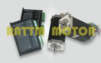 2sets NEMA23 stepper motor 425oz-in/3.0A & CW5045 driver with 256 microstep and 4.5A current 50VDC CNC controller kit
2sets NEMA23 stepper motor 425oz-in/3.0A & CW5045 driver with 256 microstep and 4.5A current 50VDC CNC controller kit