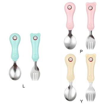 1 Set Cute Baby Utensils Children Cutlery Tableware Baby Food Feeding Spoon Fork Three Styles Optional
1 Set Cute Baby Utensils Children Cutlery Tableware Baby Food Feeding Spoon Fork Three Styles Optional
