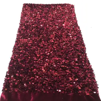 Very soft sequins red Latest African Cord Lace Fabrics High Quality 2020 Nigerian Lace Fabric For Wedding African Lace Fabric
Very soft sequins red Latest African Cord Lace Fabrics High Quality 2020 Nigerian Lace Fabric For Wedding African Lace Fabric