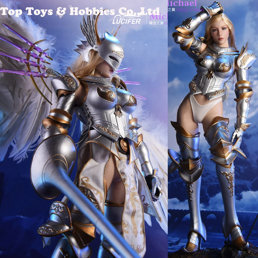 Full Set 1/6 Lucifer LXF1703 Wings of Dawn Armor Costume Sword Ver/Angel Ver 12"Action Figure Cosplay Weapon for Fan collection
Full Set 1/6 Lucifer LXF1703 Wings of Dawn Armor Costume Sword Ver/Angel Ver 12"Action Figure Cosplay Weapon for Fan collection