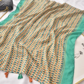 BOHO ethnic hijab scarf шарф женский women autumn Mexico style hippie long green printed TASSELS Wrap Hijabs Muslim Sjaal 
BOHO ethnic hijab scarf шарф женский women autumn Mexico style hippie long green printed TASSELS Wrap Hijabs Muslim Sjaal