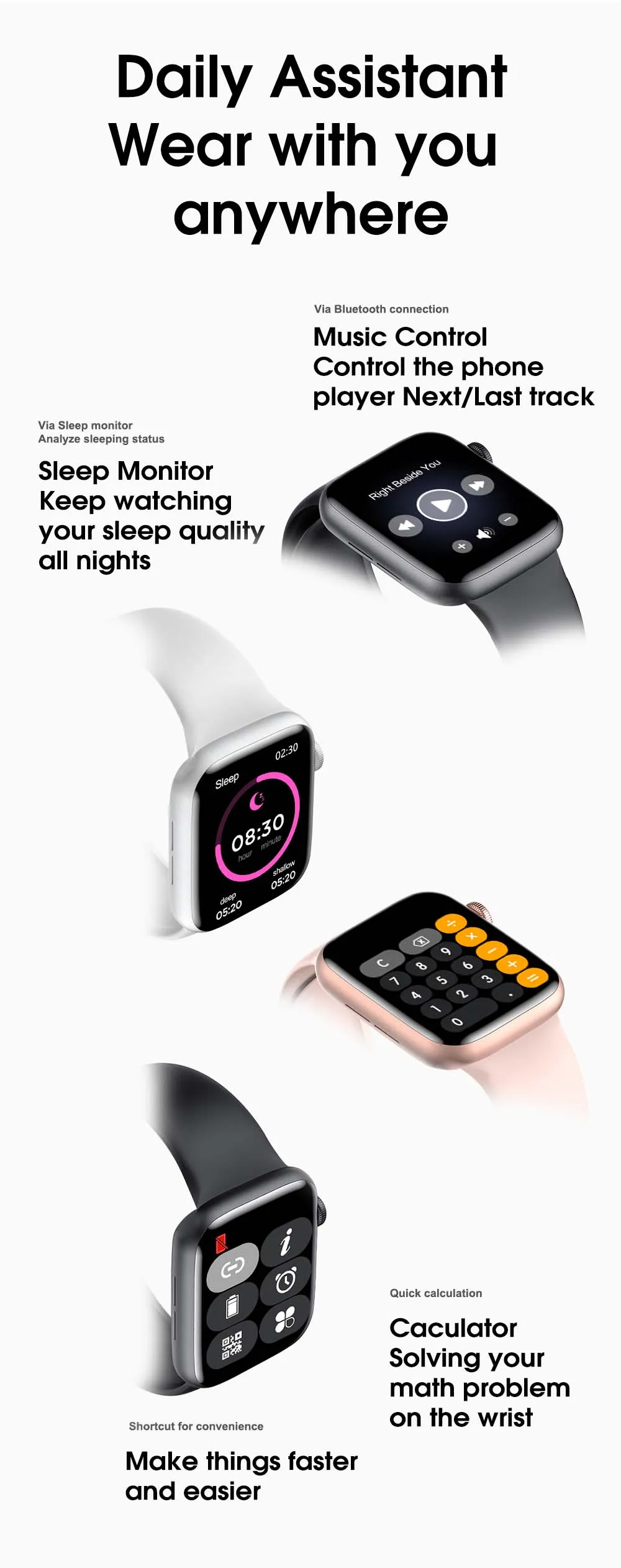 Zurexa IWO 8 LITE Smart Watch