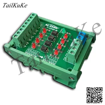 4 Way Optocoupler Isolation Board PLC Signal Level Voltage Conversion Board NPN 1.8V 3.3V 5V 12V 24V OC
4 Way Optocoupler Isolation Board PLC Signal Level Voltage Conversion Board NPN 1.8V 3.3V 5V 12V 24V OC