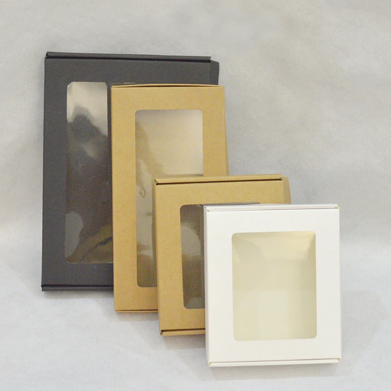 10pcs Multi Size Paper Box For Packaging carton box With Window Custom Packing Box Big White Black Kraft Custom Boxes Packing
10pcs Multi Size Paper Box For Packaging carton box With Window Custom Packing Box Big White Black Kraft Custom Boxes Packing