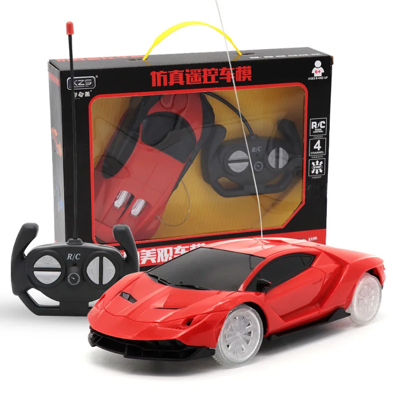 Remote control car Children's remote control toy car 1:24 lighting music simulation sports car model Christmas gift
Remote control car Children's remote control toy car 1:24 lighting music simulation sports car model Christmas gift
