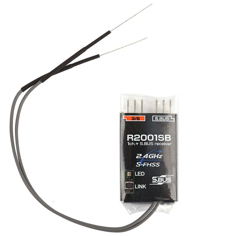 R2001SB Receiver for FUTABA S-FHSS S BUS 8J 10J 14SG 18SZ Multiaxial Traversing Microcomputer Receiver for rc model FUTABA mini
R2001SB Receiver for FUTABA S-FHSS S BUS 8J 10J 14SG 18SZ Multiaxial Traversing Microcomputer Receiver for rc model FUTABA mini