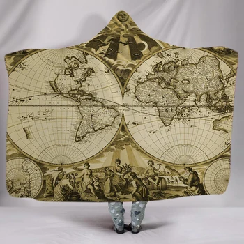 3D Printed World Map Hooded Blanket Winter Thick Comfy TV Blanket Sweatshirt For Children Adult
3D Printed World Map Hooded Blanket Winter Thick Comfy TV Blanket Sweatshirt For Children Adult