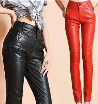 Womens Pu Leather High Waist Slim Straight Legs Pants Casual Trousers S-5XL
Womens Pu Leather High Waist Slim Straight Legs Pants Casual Trousers S-5XL