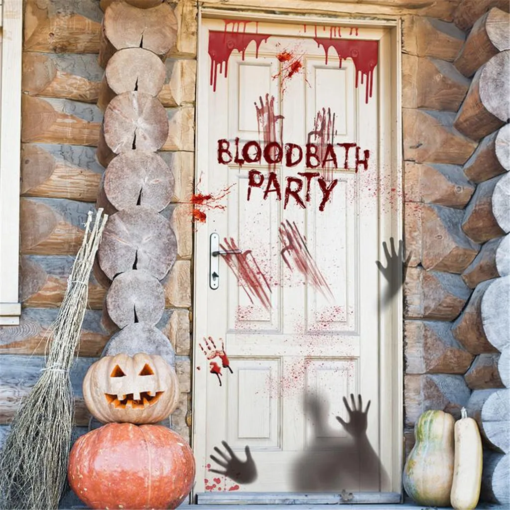 3D simulation Blood Handprint Stickers Halloween Wall Stickers Horror Door Sticker Decorative simulation Blood Handprint Sticker
3D simulation Blood Handprint Stickers Halloween Wall Stickers Horror Door Sticker Decorative simulation Blood Handprint Sticker