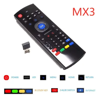 MX3 2.4G Wireless Keyboard Controller Remote Control Air Mouse for Smart Android 7.1 TV Box x96 mini s905w tx3 tvbox
MX3 2.4G Wireless Keyboard Controller Remote Control Air Mouse for Smart Android 7.1 TV Box x96 mini s905w tx3 tvbox