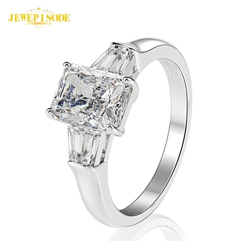 Jewepisode Classic 100% 925 Sterling Silver 6x8MM Created Moissanite Diamond Wedding Engagement Ring Wholesale Fine Jewelry Ring
Jewepisode Classic 100% 925 Sterling Silver 6x8MM Created Moissanite Diamond Wedding Engagement Ring Wholesale Fine Jewelry Ring