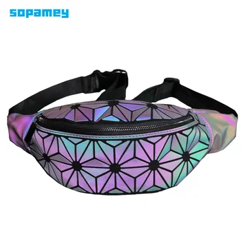 New Fashion Waist Bags Women Waist Fanny Packs Luminous Belt Bag Luxury Female Chest Handbag Geometry Waist Packs Purse banane
New Fashion Waist Bags Women Waist Fanny Packs Luminous Belt Bag Luxury Female Chest Handbag Geometry Waist Packs Purse banane
