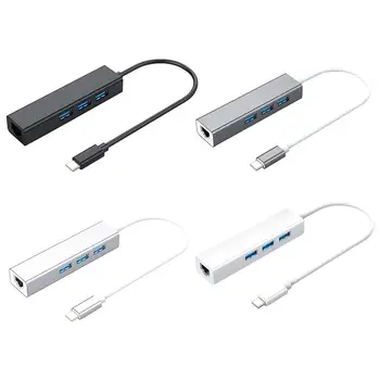 S81-U3-C Multi-Function Hub Converter Type-C to 3.0hub 100m Network Card Converter for Type-C Interface Computer Tablet
S81-U3-C Multi-Function Hub Converter Type-C to 3.0hub 100m Network Card Converter for Type-C Interface Computer Tablet