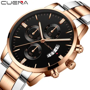 Business Men Watch Stainless Steel Analog Watch Sport Quartz Calendar Wrist Watch Luxury Watch Men Clock Male Relogio Masculino
Business Men Watch Stainless Steel Analog Watch Sport Quartz Calendar Wrist Watch Luxury Watch Men Clock Male Relogio Masculino