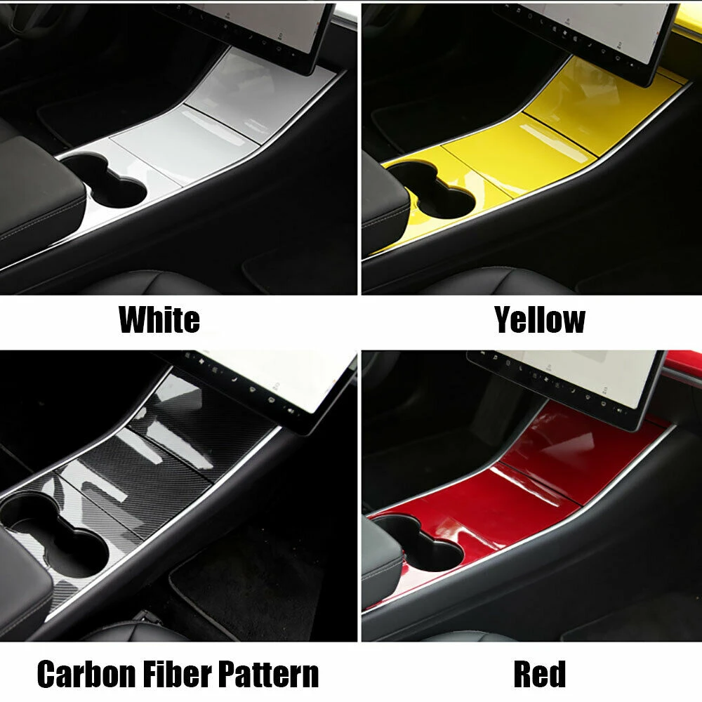 For Tesla Model 3 2018-2020 Center Cup Holder Console Panel Cover Frame Trim Steering Wheel Panel Car accessories 4 Colors
For Tesla Model 3 2018-2020 Center Cup Holder Console Panel Cover Frame Trim Steering Wheel Panel Car accessories 4 Colors