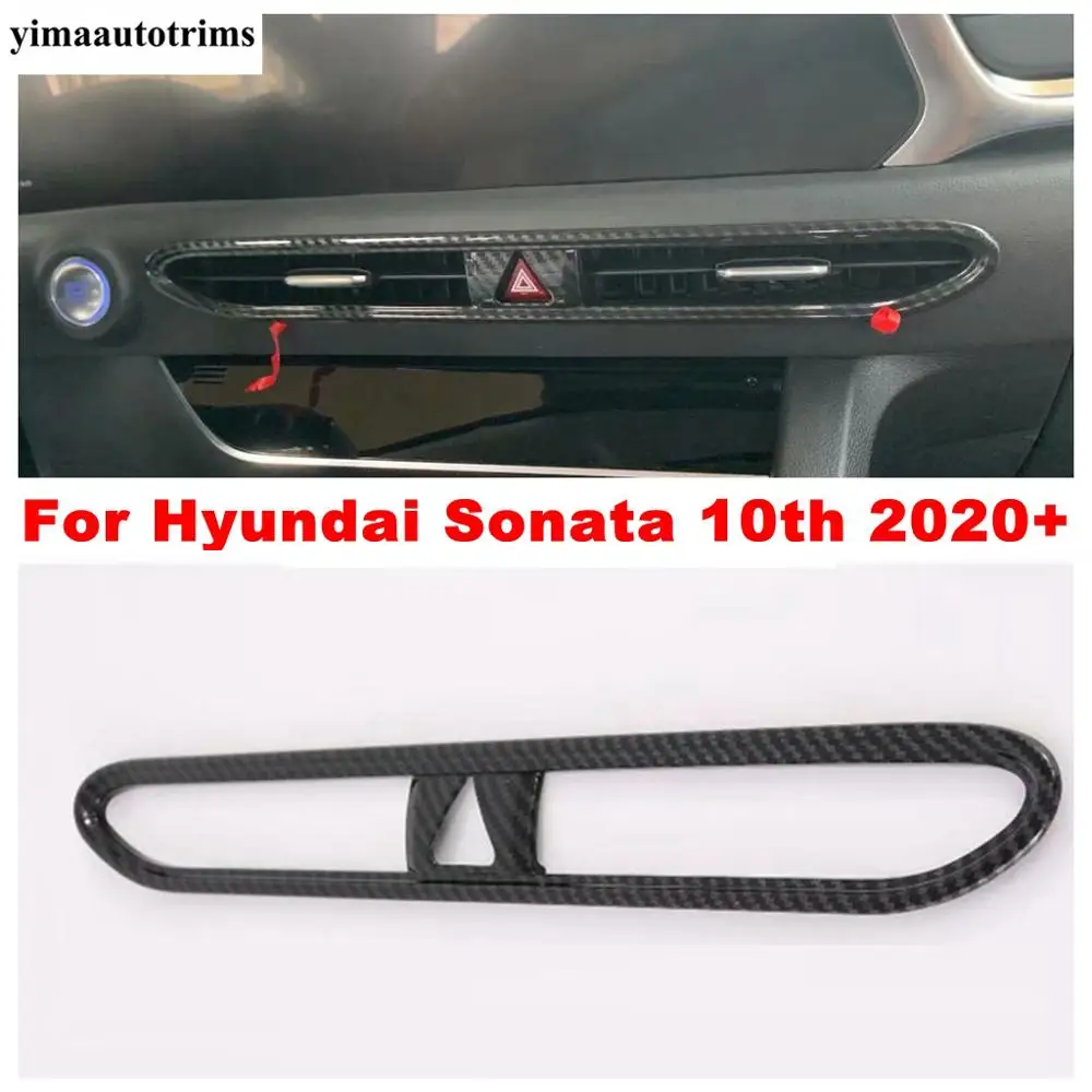 Middle Air Conditioning AC Outlet Vent Cover Fit For Hyundai Sonata 10th 2020 Carbon Fiber Style ABS Interior Refit Kit
Middle Air Conditioning AC Outlet Vent Cover Fit For Hyundai Sonata 10th 2020 Carbon Fiber Style ABS Interior Refit Kit