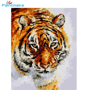 Paintmake DIY Paint By Numbers For Kids Adult Digital Oil Painting On Canvas Tiger Home Wall Art Decorative paintings
Paintmake DIY Paint By Numbers For Kids Adult Digital Oil Painting On Canvas Tiger Home Wall Art Decorative paintings