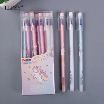 3+20Pcs/Set Cute Unicorn Gel Pen 0.5mm Blue Ink Erasable Washable Handle Erasable Pen Refill for School Office Supply Stationery
3+20Pcs/Set Cute Unicorn Gel Pen 0.5mm Blue Ink Erasable Washable Handle Erasable Pen Refill for School Office Supply Stationery