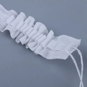 2-line Pull Pleated Tape Curtain Heading Tape DIY Sew Curtain Craft White Nylon Textile Tape Mini Curtain Accessories CP101#3
2-line Pull Pleated Tape Curtain Heading Tape DIY Sew Curtain Craft White Nylon Textile Tape Mini Curtain Accessories CP101#3