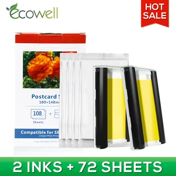 ECOWELL 2 ink Cassette KP 108 IN KP 36IN Photo Paper Set Compatible for Canon Selphy CP1200 CP1300 CP900 CP910 PHOTO printer
ECOWELL 2 ink Cassette KP 108 IN KP 36IN Photo Paper Set Compatible for Canon Selphy CP1200 CP1300 CP900 CP910 PHOTO printer