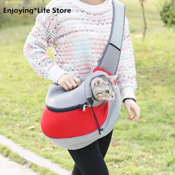 Outdoor Travel Pet Cat Sling Bag for Cats Mesh Breathable Cat Carrier Should Backpack Pet Accessories Dla Kota Mochila Para Gato
Outdoor Travel Pet Cat Sling Bag for Cats Mesh Breathable Cat Carrier Should Backpack Pet Accessories Dla Kota Mochila Para Gato