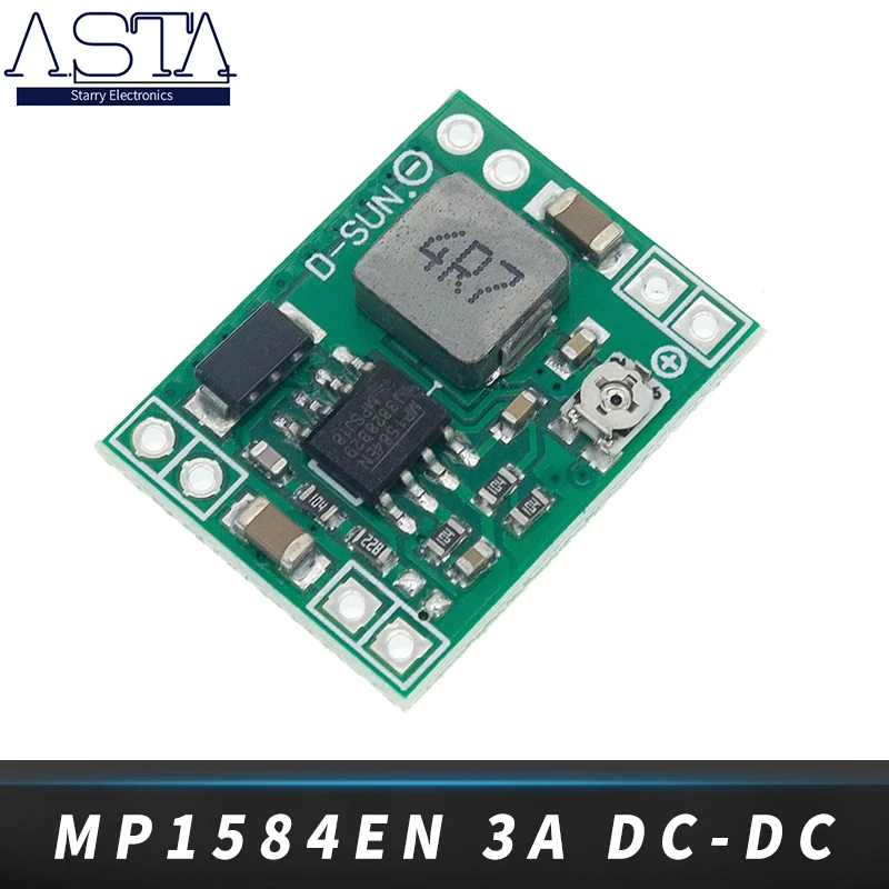 10PCS MP1584EN 3A Ultra-Small Size DC-DC Step Down Supply Module Adjustable power step-down descending output module
10PCS MP1584EN 3A Ultra-Small Size DC-DC Step Down Supply Module Adjustable power step-down descending output module