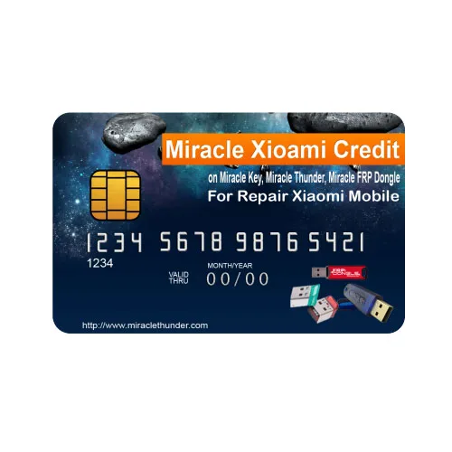 Miracle Xiao mi Tool Pack with 100 Credits,without Activation, Need correct number (Remote top-up no waiting shipping) | Мобильные