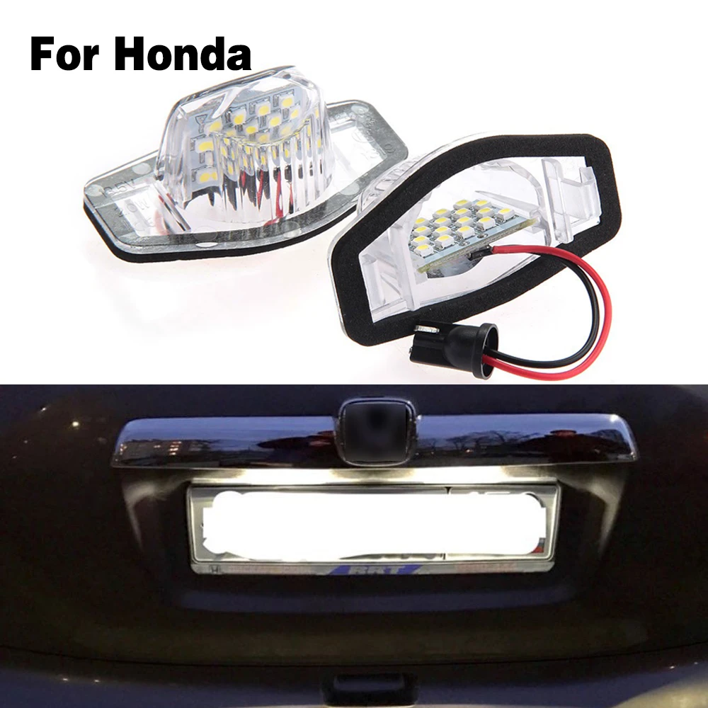 2Pcs 12V for Honda Accord Odyssey Civic MK4 MR-V Pilot LED Number License Plate Light lamp Ultra bright auto lighting White new
2Pcs 12V for Honda Accord Odyssey Civic MK4 MR-V Pilot LED Number License Plate Light lamp Ultra bright auto lighting White new