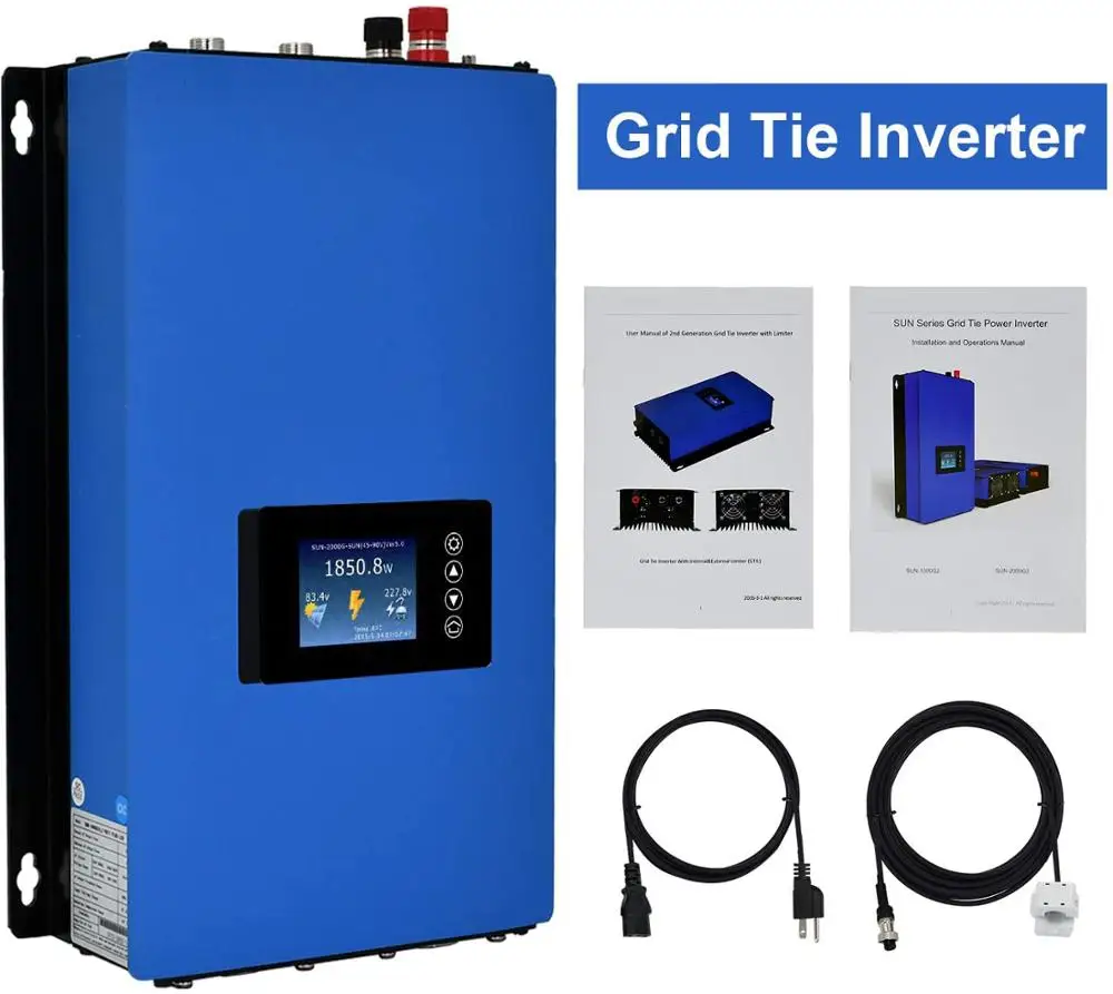1000W Батарея разрядки Мощность режим/MPPT солнечный Grid Tie инвертор с ограничителем