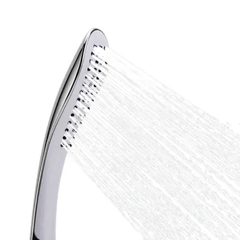 1 Pcs Mrosaa ABS Bathroom Shower Head Arc Design Hand Held Bath Shower Nozzle Sprayer Water Saving Chrome Rainfall Spray Head 
1 Pcs Mrosaa ABS Bathroom Shower Head Arc Design Hand Held Bath Shower Nozzle Sprayer Water Saving Chrome Rainfall Spray Head