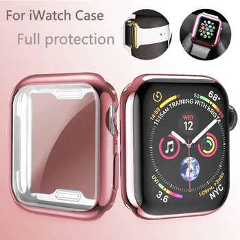 Watch Case For Apple Watch series 5 4 3 2 1 band case 42mm 38m 40mm 44mm Slim All inclusiveTPU case Protector for iWatch 4 Cover
Watch Case For Apple Watch series 5 4 3 2 1 band case 42mm 38m 40mm 44mm Slim All inclusiveTPU case Protector for iWatch 4 Cover