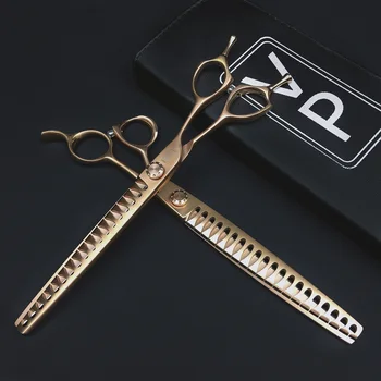 7.5 Inch 8.0 Inch Hair Scissors 440C Japan Dog Grooming Scissors Shading Scissors Scissors for dogs Sparse Rate of about 50%-60% 
7.5 Inch 8.0 Inch Hair Scissors 440C Japan Dog Grooming Scissors Shading Scissors Scissors for dogs Sparse Rate of about 50%-60%