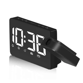 SOONHUA Digital Projection FM Radio FM Radios LED Projection FM Radio Alarm Clock White/Red Snooze Function
SOONHUA Digital Projection FM Radio FM Radios LED Projection FM Radio Alarm Clock White/Red Snooze Function