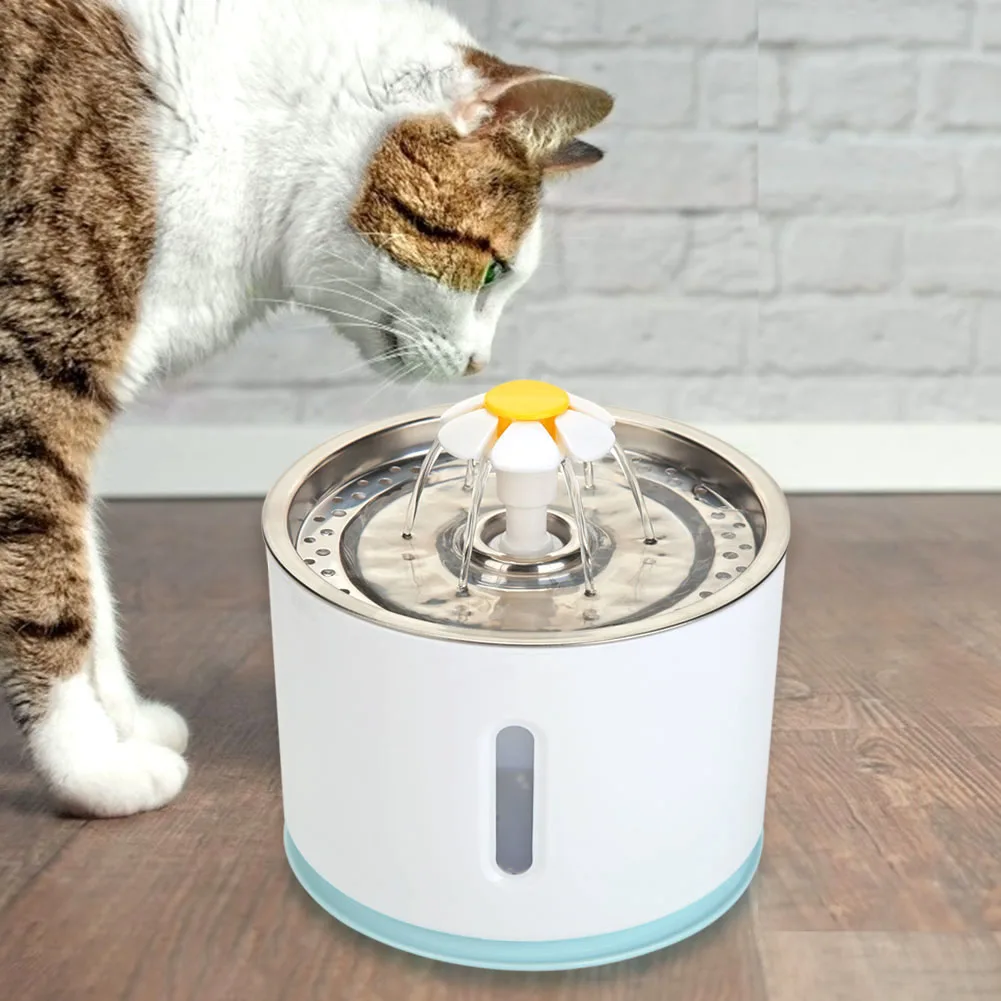 2.4L Automatic Pet Cat Water Fountain USB Cat Drinking Fountain Drinker Feeder Bowl Pet Drinking Fountain Dispenser
2.4L Automatic Pet Cat Water Fountain USB Cat Drinking Fountain Drinker Feeder Bowl Pet Drinking Fountain Dispenser