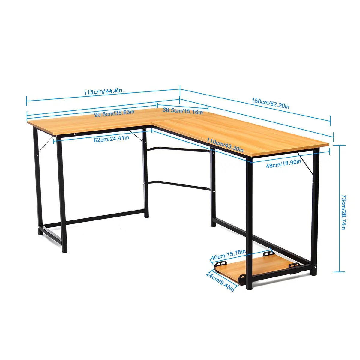 Modern Simple L-Shaped Corner Desktop Computer Desk Table Laptop Table Writing Desk Home Office Furniture Standing Desk meubles Modern Simple L-Shaped Corner Desktop Computer Desk Table Laptop Table Writing Desk Home Office Furniture Standing Desk meubles