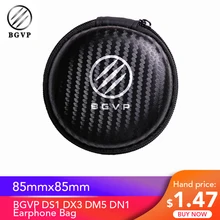 BGVP DS1 DX3 DM5 DN1 Oortelefoon Tas Draagbare Draagtas Rits Oordopjes Oortelefoon Accessoires Oortelefoon Geval Tas 85mm x 85mm(China)