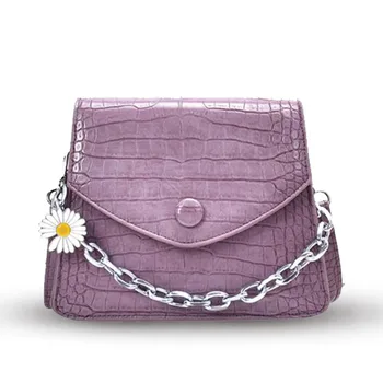 Women's leather bag crocodile pattern female bag 2020 new embossed small square bag Korean fashion chain portable crossbody bag 
Women's leather bag crocodile pattern female bag 2020 new embossed small square bag Korean fashion chain portable crossbody bag