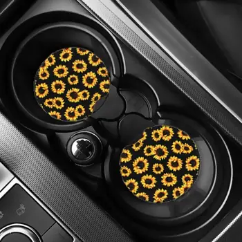 2Pcs Universal Sunflower Print Auto Car Cup Coasters Drinkings Holder Mats Pads Sunflower Print Non Slip Universal Cup Coasters
2Pcs Universal Sunflower Print Auto Car Cup Coasters Drinkings Holder Mats Pads Sunflower Print Non Slip Universal Cup Coasters