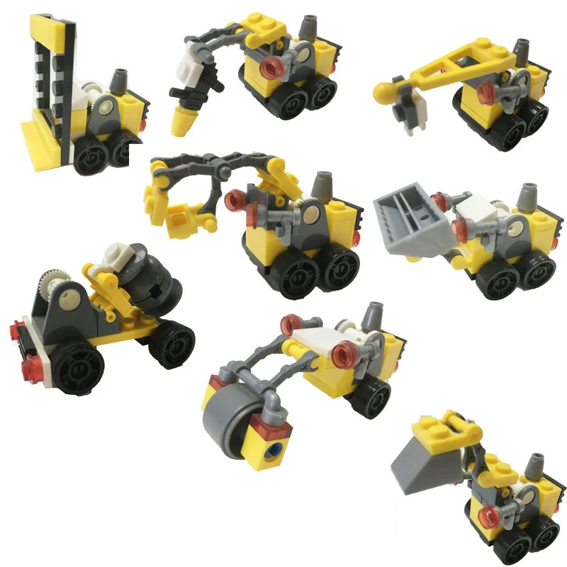 Small particle engineering vehicle Building block Toys Compatible with Legoinglys Assembl DIY Educating Children Christmas Gifts
Small particle engineering vehicle Building block Toys Compatible with Legoinglys Assembl DIY Educating Children Christmas Gifts