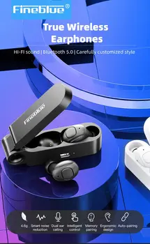 Fineblue F MAX Wireless Headset Stereo Earbuds TWS Bluetooth Earphone with Charging Box for All Bluetooth Tablet Smart Phone
Fineblue F MAX Wireless Headset Stereo Earbuds TWS Bluetooth Earphone with Charging Box for All Bluetooth Tablet Smart Phone