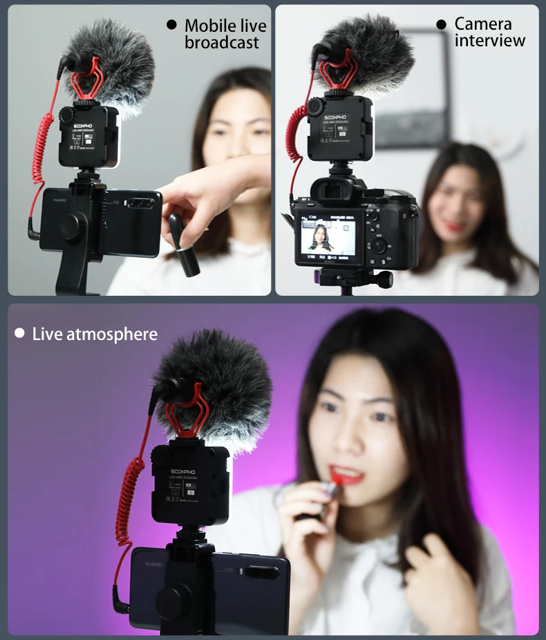 6W Mini RGB LED Video Light with Tripod 2700K-6500K On Camera Fill Light Photography Lighting For Tiktok Vlog Light lamp 6W Mini RGB LED Video Light with Tripod 2700K-6500K On Camera Fill Light Photography Lighting For Tiktok Vlog Light lamp