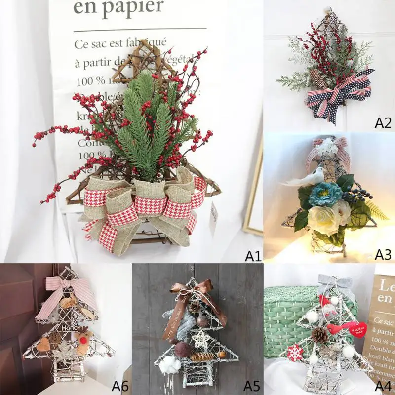 Romantic Christmas Tree Shaped Simulation Flower Wreath for Xmas Home Party Decoration Christmas Simulation Decoration
Romantic Christmas Tree Shaped Simulation Flower Wreath for Xmas Home Party Decoration Christmas Simulation Decoration