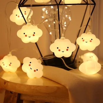 Smile Clouds String Lights Battery Powered Bedroom Party Holiday Cute Decoration Garland Strip Lighting 1.5M 10LED Party Tools
Smile Clouds String Lights Battery Powered Bedroom Party Holiday Cute Decoration Garland Strip Lighting 1.5M 10LED Party Tools