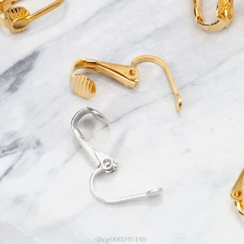 50Pcs Clip-on Earring Converter DIY Earrings Pierced into Clip on Jewelry Making O19 20 Dropshipping
50Pcs Clip-on Earring Converter DIY Earrings Pierced into Clip on Jewelry Making O19 20 Dropshipping
