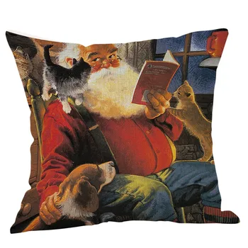 Merry Christmas Pillow Cases Cotton Linen Sofa Cushion Cover Home Decor cojines sofa decoracion elegante подушки декор 2021
Merry Christmas Pillow Cases Cotton Linen Sofa Cushion Cover Home Decor cojines sofa decoracion elegante подушки декор 2021