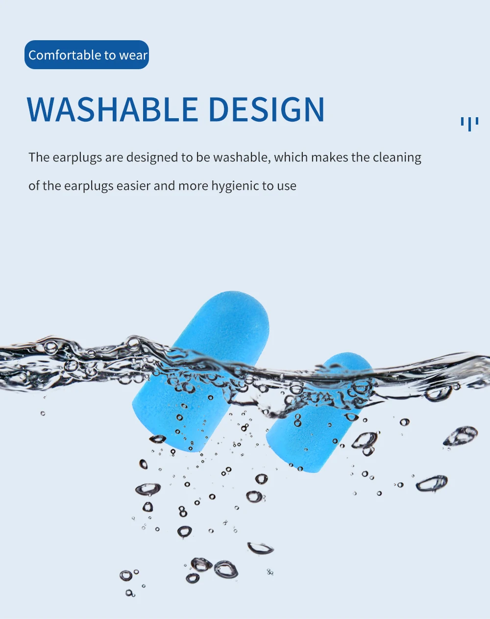 Generic 80 Pairs Earplugs Antinoise Sleeping Plugs Sleeping Ear